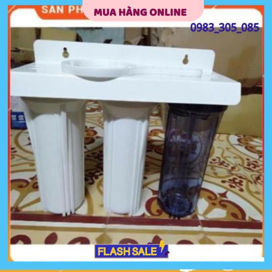 Giá Sốc Bộ Lọc Nước Thô Đầu Nguồn 10inch (sẵn hàng) 👉 Bộ 3 Cốc Lọc  10" 👉 Bộ Lọc Đầu Nguồn