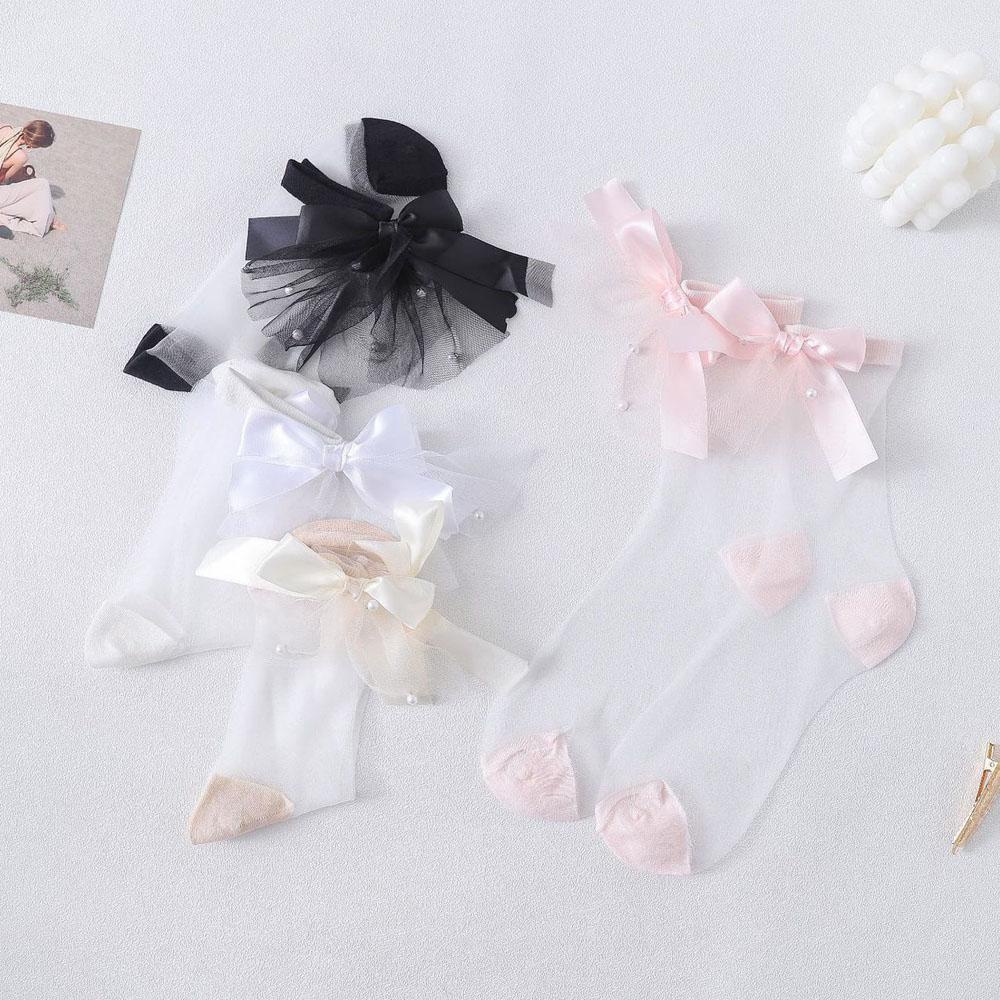 Tất Lưới Xuyên Thấu Phối Ren Hoa Phong Cách Cổ Điển Dành Cho Nữ