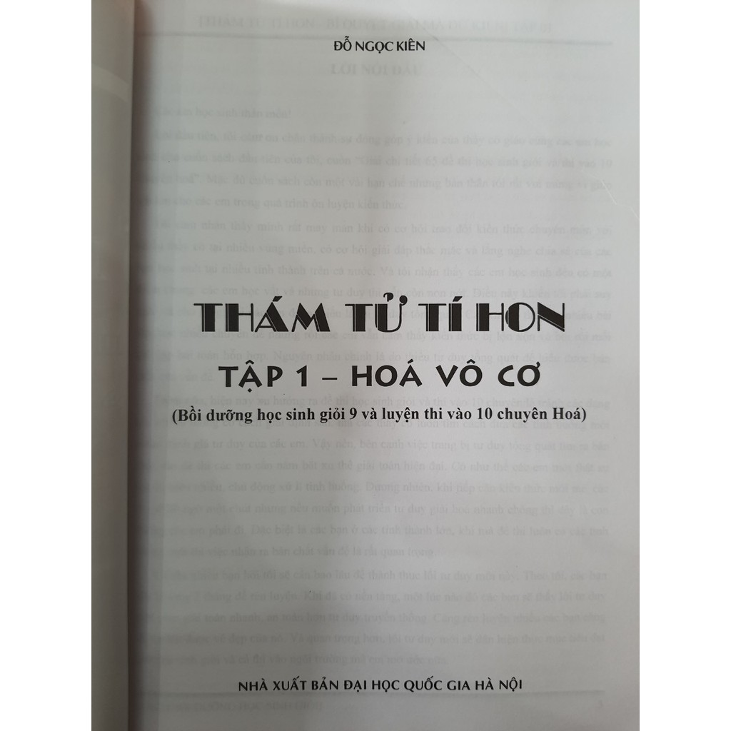 Sách - Thám tử tí hon Hoá vô cơ Tập 1