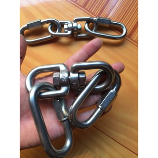 móc xích inox - móc khóa vặn