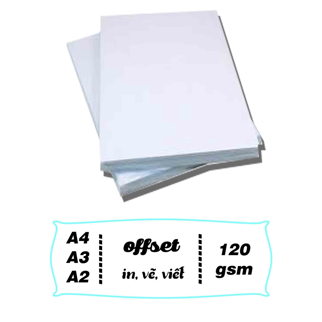 Offset In phun đẹp Giấy in màu giấy vẽ truyền thần A4 A3 120gsm cao cấp  Vẽ chì Việt Trì papercraft