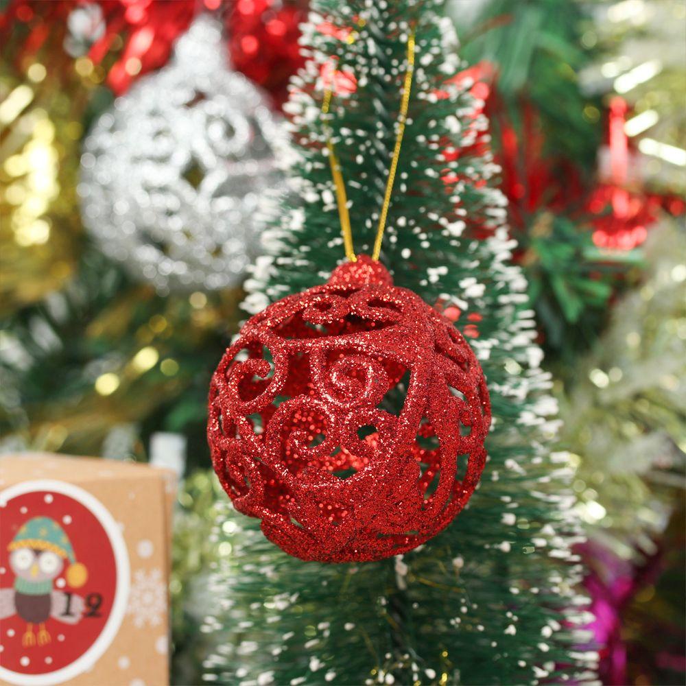 Set 6 Trái Châu Trang Trí Cây Thông Noel