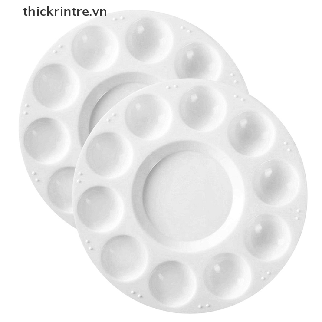 Bảng Pha Màu Nước 10 Ngăn Bằng Nhựa