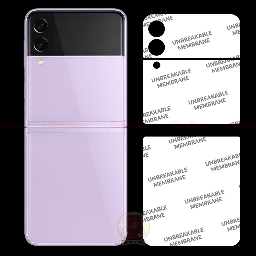 Cường Lực PPF Samsung Galaxy Zflip3 ZFlip 4 Fold Z Fold2 Fold3 Flip2 Z Flip 5G 4G Dẻo Chống Xước Chống Vân Handtown