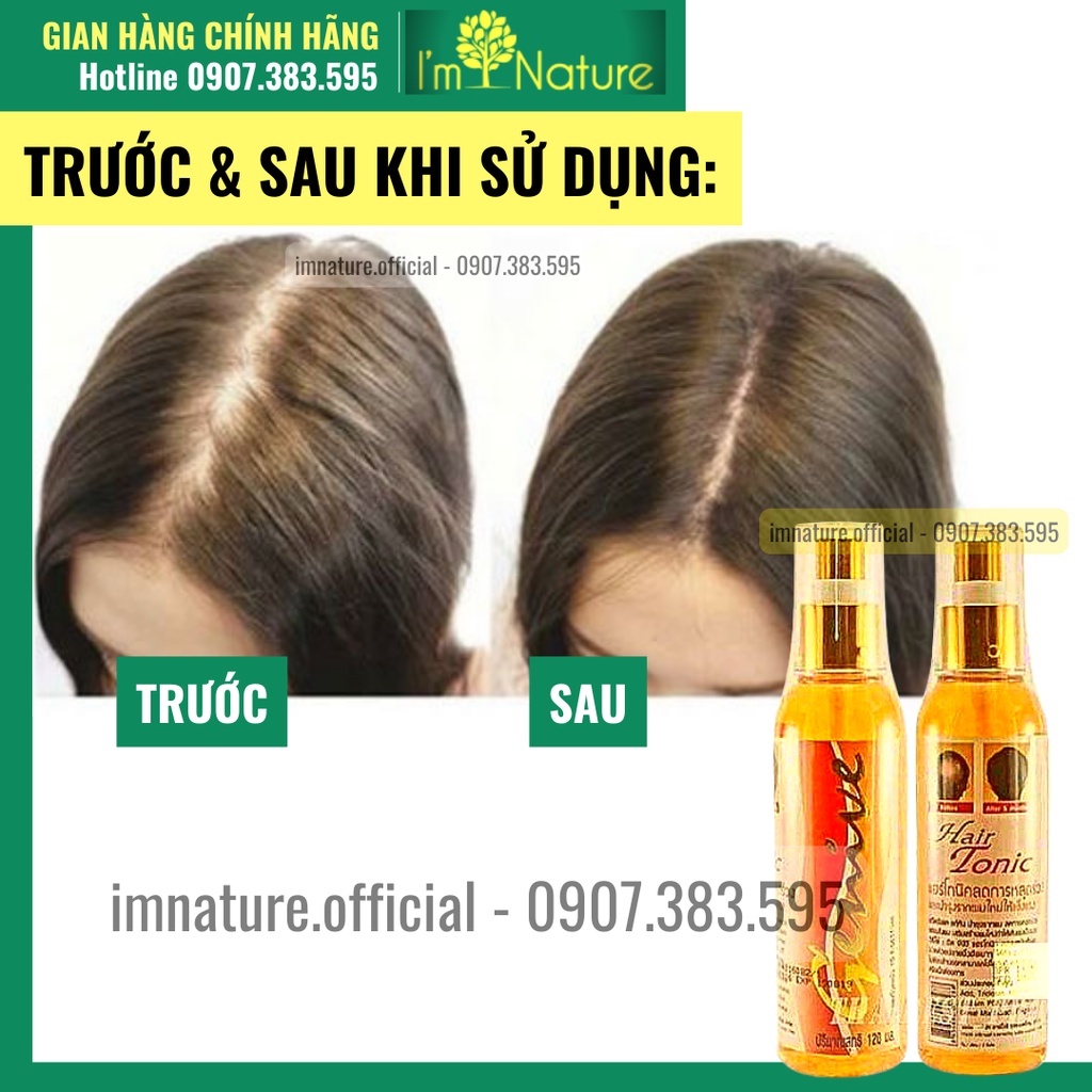 Chai Xịt Mọc Tóc GENIVE Thái Lan 120ml Tonic Hair