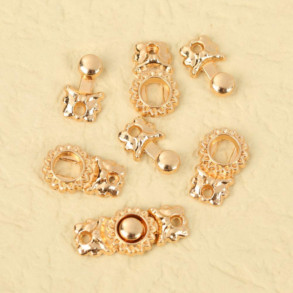 Set 4 Khóa Thắt Lưng Mini Bằng Kim Loại Chất Lượng Cao Dành Cho Búp Bê