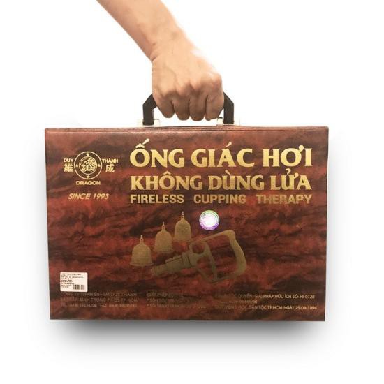 Bộ giác hơi không dùng lửa Duy Thành làm giảm chứng đau lưng, đau vai, gáy, nhức mỏi, điều hòa kinh mạch