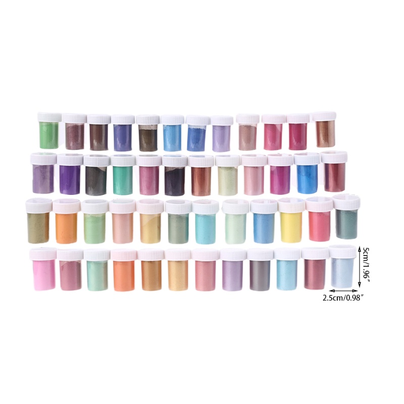 Bột Khoáng Mica Ngọc Trai 48 / 56 Màu Tự Nhiên Dùng Làm Trang Sức