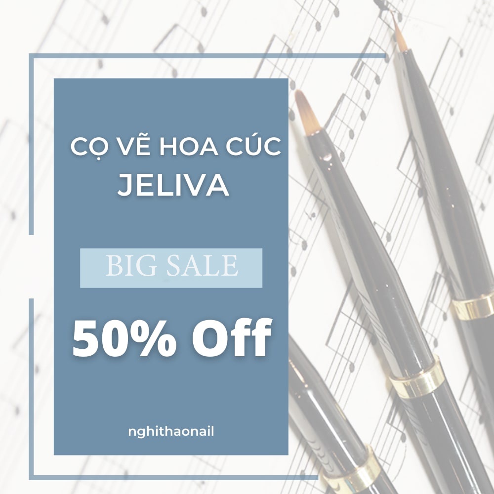 Cọ hoa cúc , cọ vẽ móng Jeliva số 02