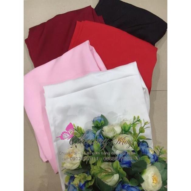 Quần 2 lớp mặc áo dài CHAANG May sẵn quần áo dài truyền thống, vải lụa chiffon đẹp