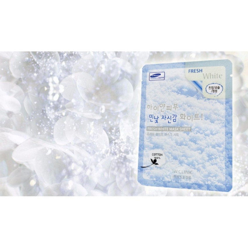 Mặt nạ chiết xuất thiên nhiên 3W Clinic Fresh Mask Sheet 23ml