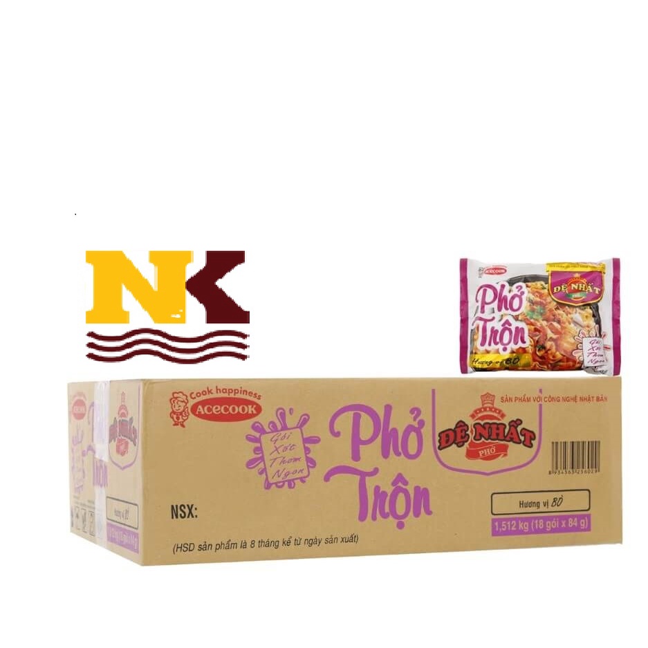 Phở trộn đệ nhất vị bò thùng 18 gói x 84g | BigBuy360 - bigbuy360.vn