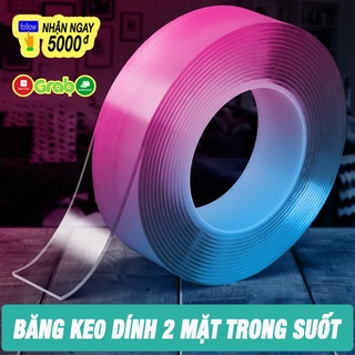 Băng Keo 2 Mặt Siêu Dính HAPPYHOUSE84 - Băng Dính Trong Suốt 3M -  Chống Thấm Nước - Tái Sử Dụng – Siêu Tiện Lợi