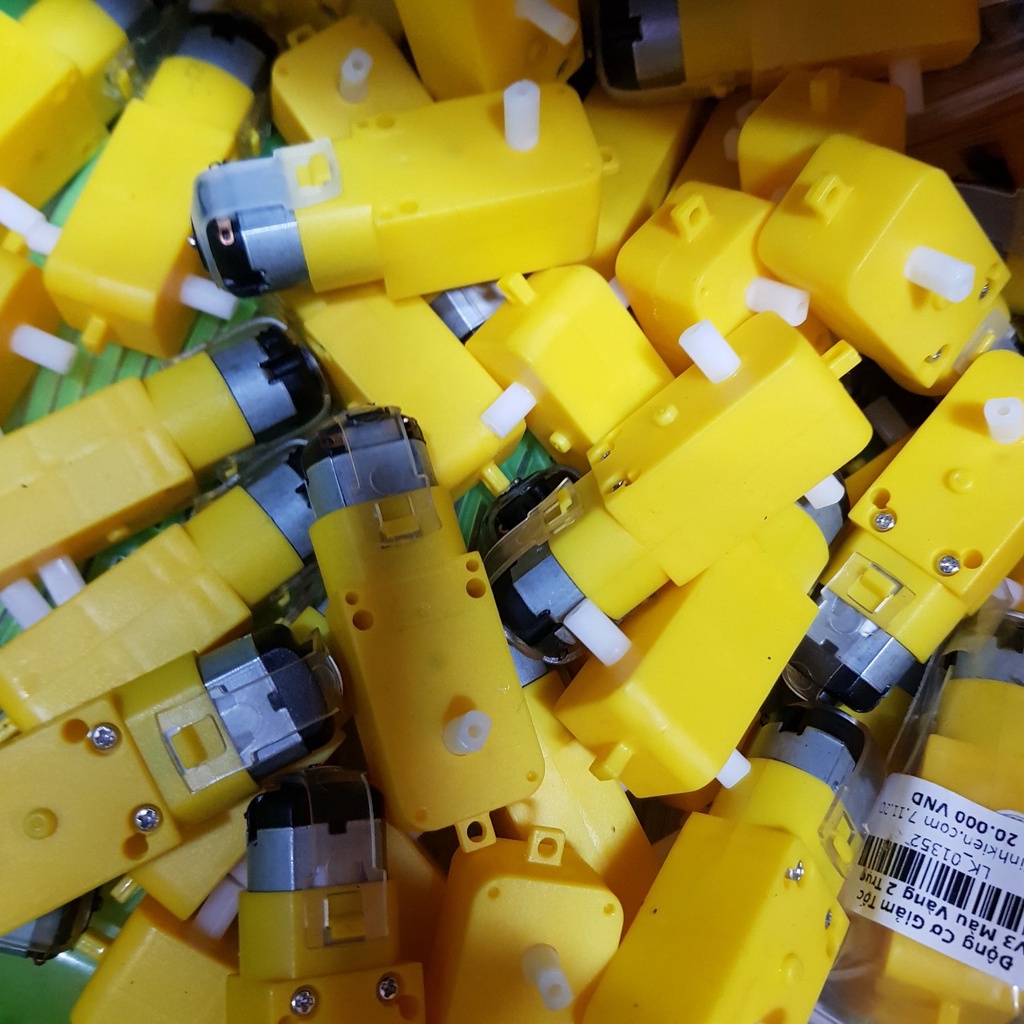 Motor làm mô hình 3V 5V 9V Động Cơ Giảm Tốc 3-9V Màu Vàng