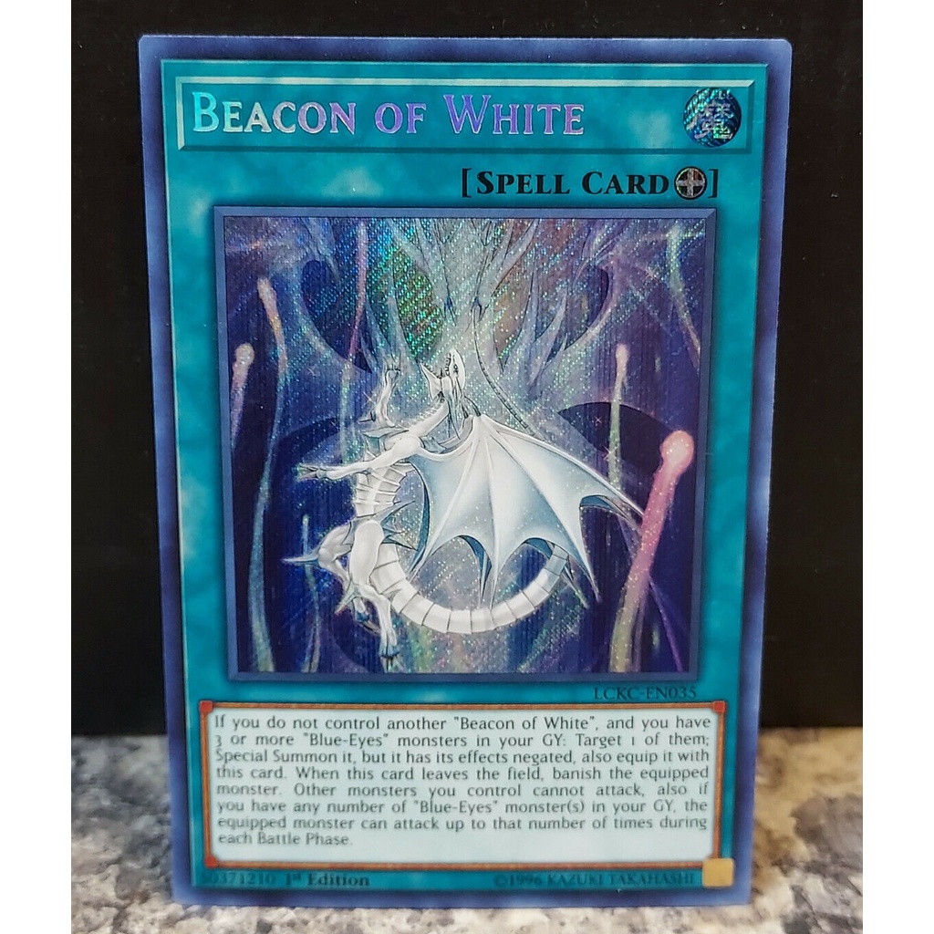 Bài Yugioh - Beacon Of White  # Art Blue Eyes White Dragon