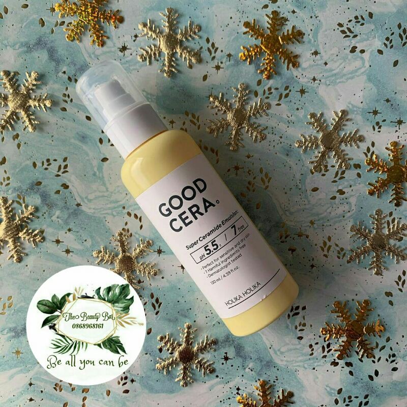Sữa dưỡng cho da khô nhạy cảm Holika Holika Good Cera Super Ceramide Emulsion 150ml nhập khẩu Hàn Quốc