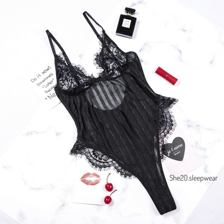 [ĐỦ SIZE] Đồ ngủ bodysuit sọc sexy BDS8 - SIÊU HOT | BigBuy360 - bigbuy360.vn