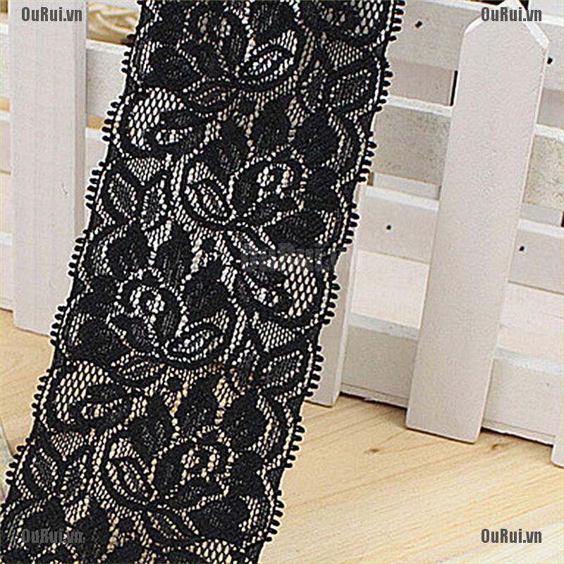 Dây ren hoa trang trí quần áo xinh xắn 6.5cm tiện lợi