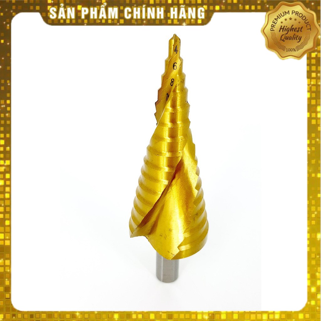 MŨI KHOAN THÁP XOẮN ĐƯỜNG KÍNH TỪ 4MM-  32MM