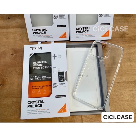 Ốp lưng iphone ip13/ip13pro/ip13 Pro max 11 12 pro max ốp gear4 chóng sốc chống ố vàng
