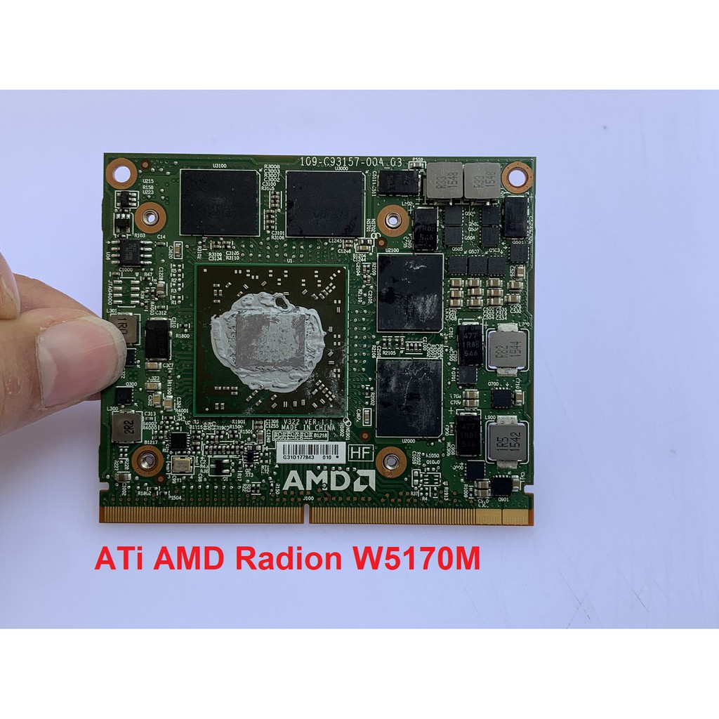 Cạc màn hình cho máy tính  laptop ATI AMD FIREPRO W5170M  - hàng tháo máy
