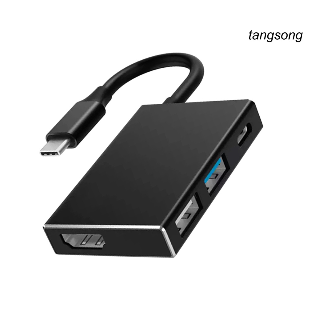 Bộ Chuyển Đổi Ts-4 Trong 1 Cổng Type-C Sang Hdmi Cho Pc