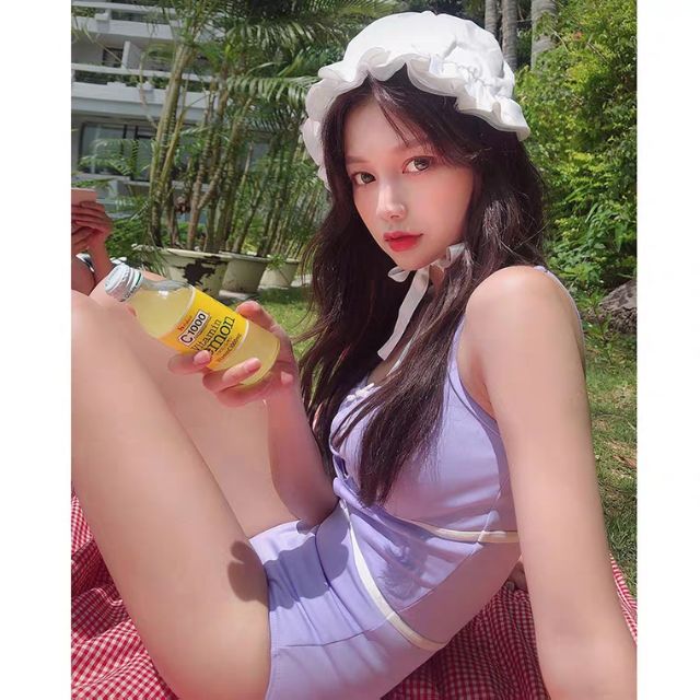 [Có sẵn] Bikini một mảnh màu tím ulzzang 2020 | BigBuy360 - bigbuy360.vn