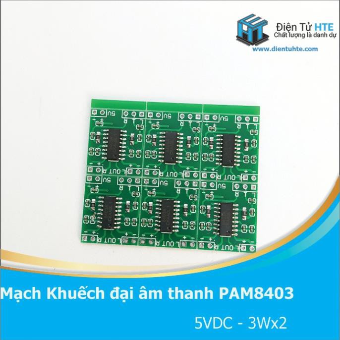 Mạch Khuếch Đại Âm Thanh PAM8403 2x3W Hifi 2.0 Class D (Không Volume)