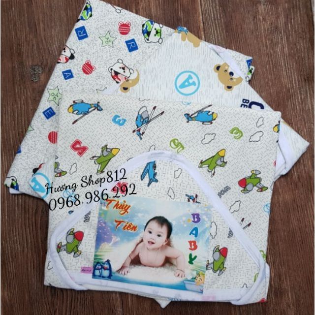 Chăn Ủ Nỉ Bông Có Mũ / Chăn Ủ Thu Đông Cho Bé
