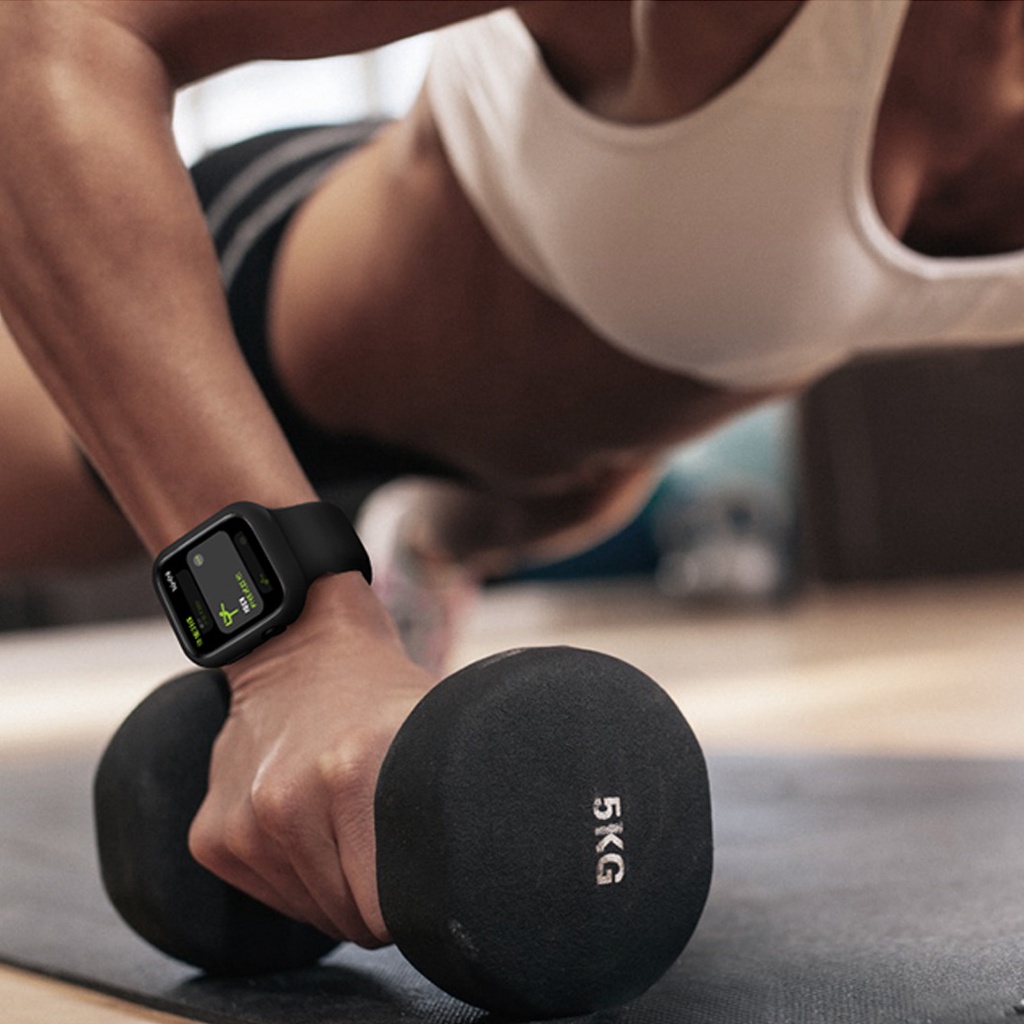 Toàn Bộ Kính Cường Lực Nhựa Cứng 41mm 45mm Bảo Vệ Màn Hình Đồng Hồ apple watch series 7