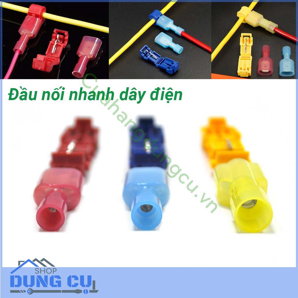 Bộ 30 cút nối nhanh dây điện chữ T