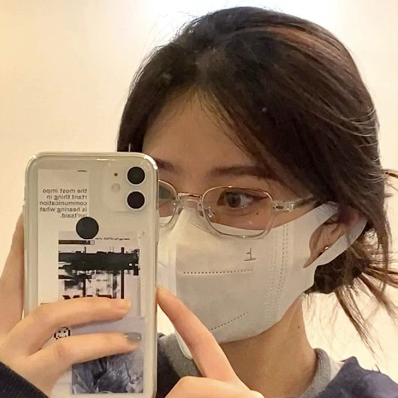 Kính mát gọng kim loại oval chống tia UV400 phong cách Hàn Quốc thời trang dành cho cả nam và nữ