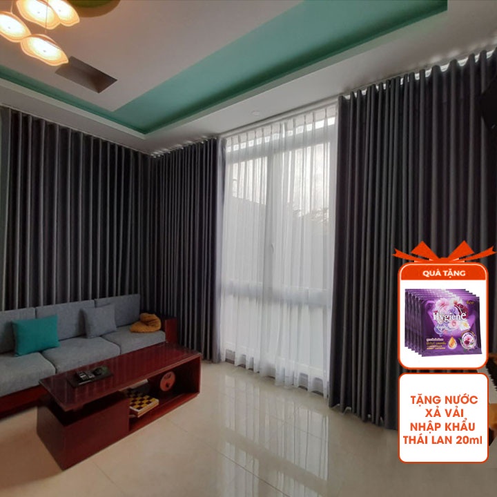 Rèm cửa chính vải cao cấp chống nắng phù hợp trang trí phòng ngủ và phòng khách VIP03 Vuaremgiasi