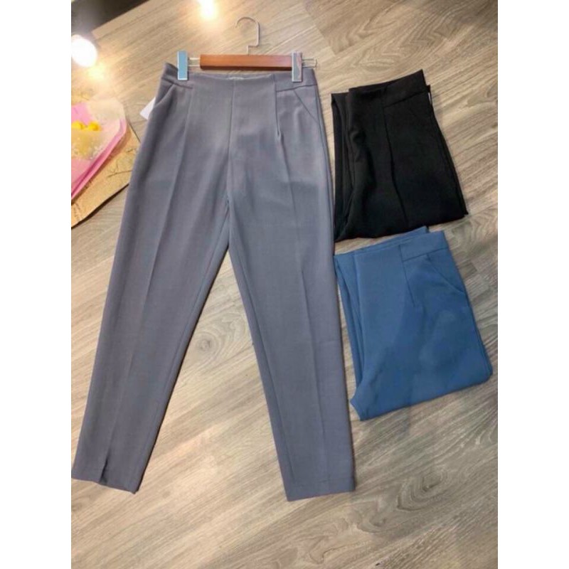Quần baggy quần tây công sở 💥 thiết kế khoá giọt lệ sang xịn💥 chất liệu cao cấp không bai xù