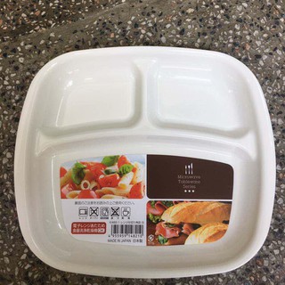 <RẺ VÔ ĐỊCH> Khay ăn dặm 3 ngăn cho bé Nakaya nội địa Nhật Bản