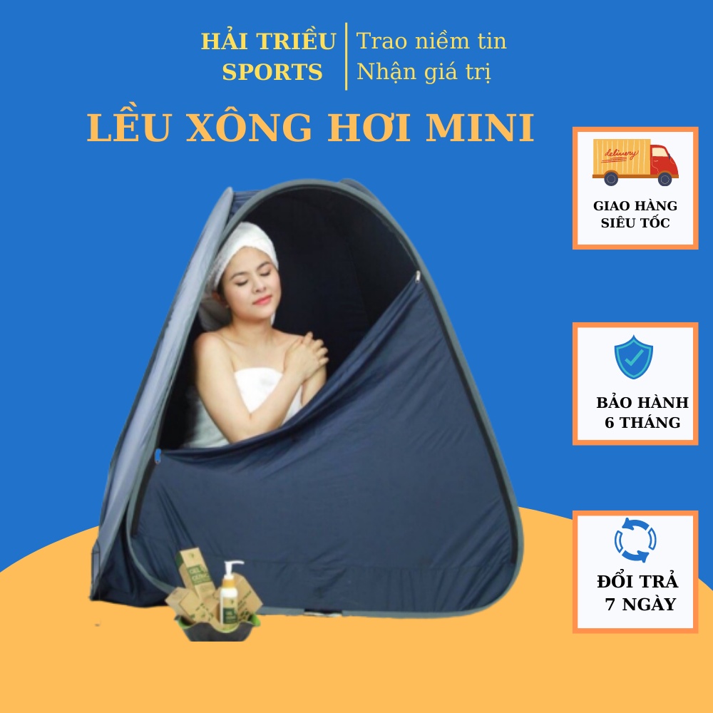 Lều xông hơi tự bung mini, Túi xông hơi tại nhà Hải Triều Sports