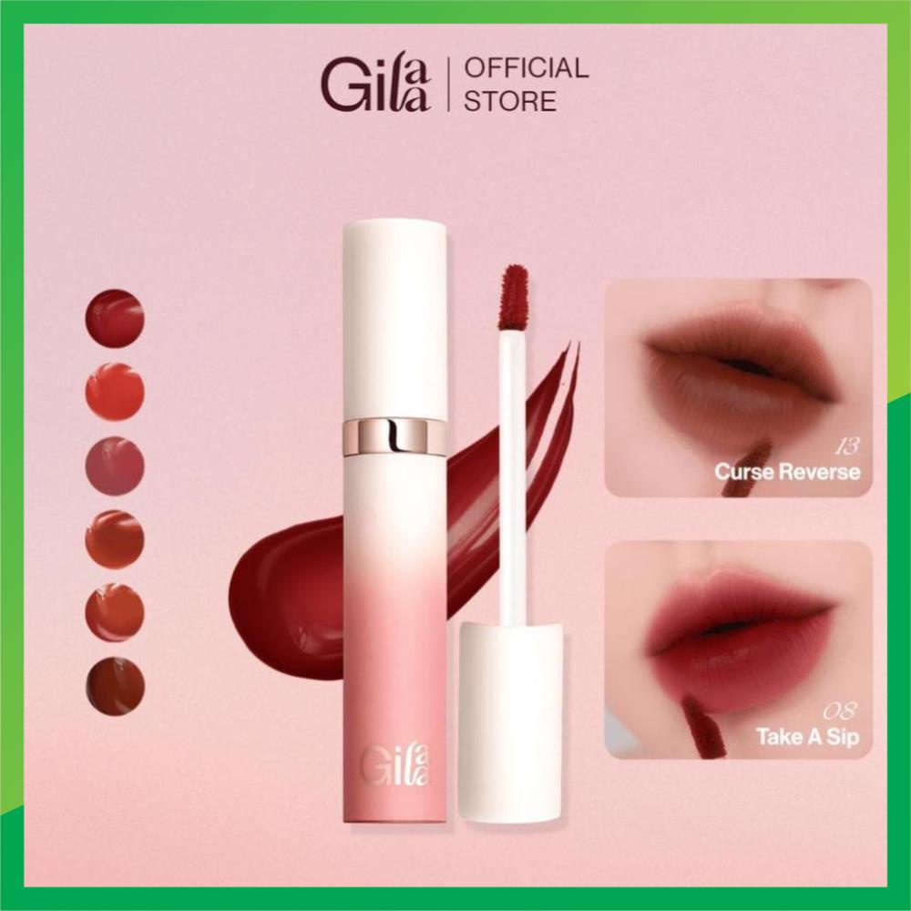 -Son kem lì Gilaa long wear lip cream  Rich Rosie Collection _hanquocmypham2022