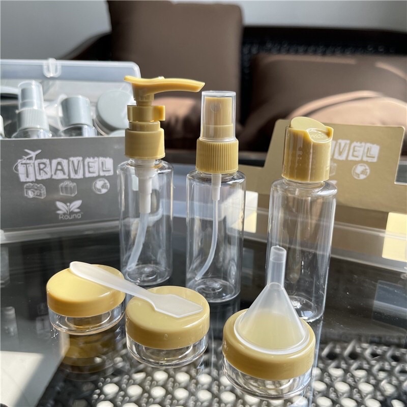 Bộ chiết mỹ phẩm 5 món tiện dụng khi đi du lịch, đi công tác