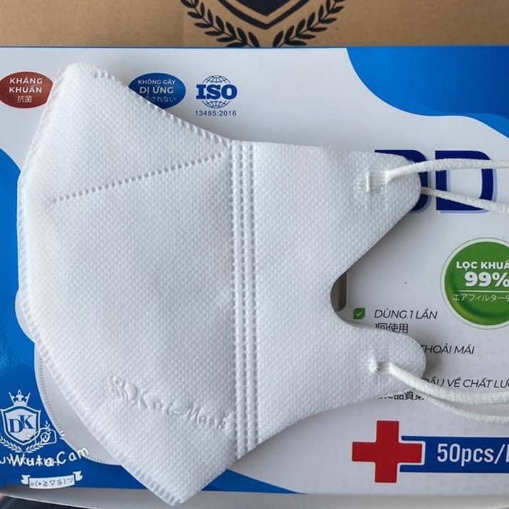 [Mã COSDAY giảm 8% đơn 150K] Khẩu trang 3D Mask công nghệ Nhật nhiều hình hộp 50 cái - Hộp khẩu trang 3D mask Duy Khánh | BigBuy360 - bigbuy360.vn