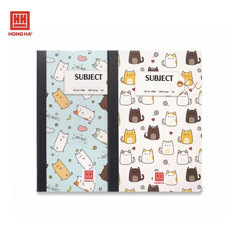 Sổ bìa bồi Hồng Hà Subject A4 4586 200tr