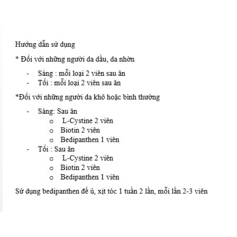 COMBO 2-Bộ sản phẩm hạn chế rụng tóc,đẹp móng,đẹp da sử dụng trong 1tháng(liều lượng cao dùng cho người tình trạng nặng)