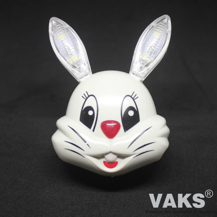 ĐÈN NGỦ LED THÔNG MINH MẶT THỎ - 220V AC