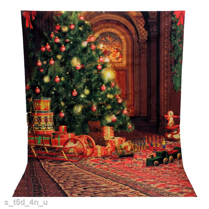 XẢ KHO Phông nền chụp ảnh hình cây thông Noel 1.5×2.1m làm quà tặng/đạo cụ cho studio