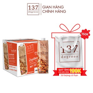 Sữa Hạnh Nhân 137 Degrees 1l thùng 12 hộp
