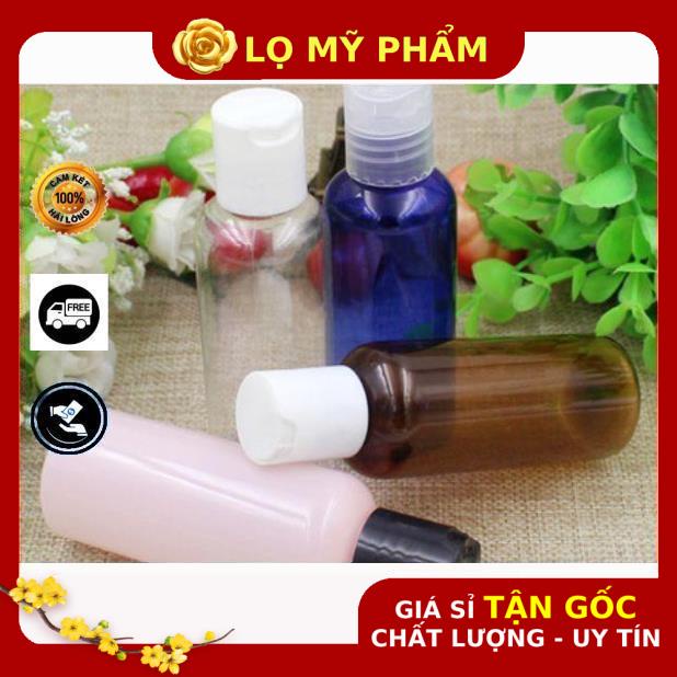 Chai Chiết Mĩ Phẩm ❤ GIÁ TỐT NHẤT ❤ Chai nhựa pet nắp nhấn 100ml,50ml,30ml,20ml chiết mỹ phẩm , phụ kiện du lịch