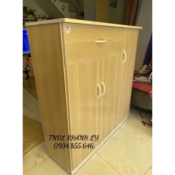 Tủ giày nhựa đài loan 3cánh 1ngăn kéo