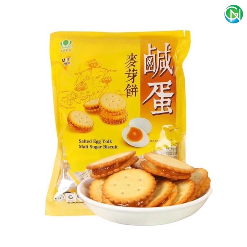 Bánh Quy Trứng Muối Đài Loan Hảo Hạng Thơm Ngon - Túi 180g/500g