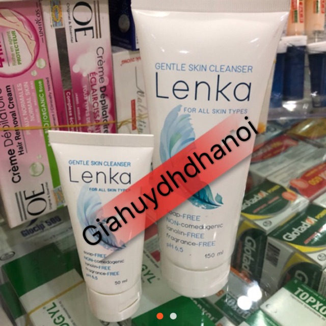 Sữa Rửa Mặt LenKa Nhất Nhất (chai 50ml,150ml)
