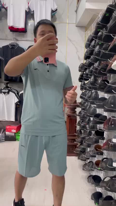 Bộ nam, đồ bộ thể thao nam cổ bẻ cao cấp chất liệu thun thể thao co giãn thấm hút mồ hôi SALE Sỉ Lẻ Ib | BigBuy360 - bigbuy360.vn