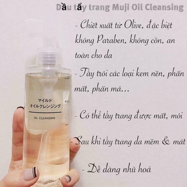 Dầu Tẩy Trang Muji Nhẹ Dịu Da Nhạy Cảm Cleansing Oil Nhật Bản